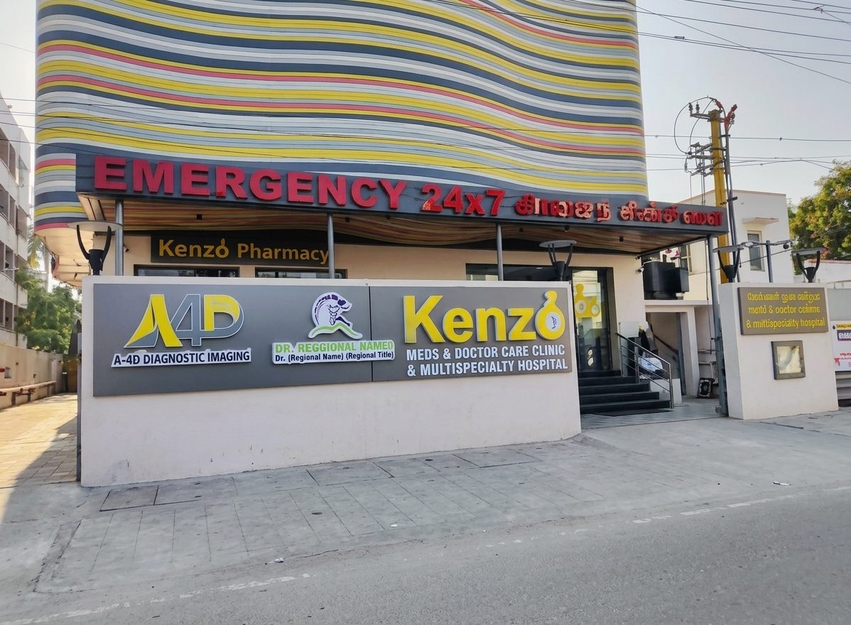 Illuminated LED facade signage