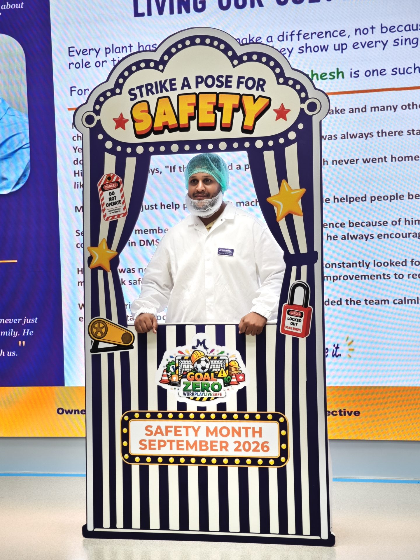 Event photo booth standee