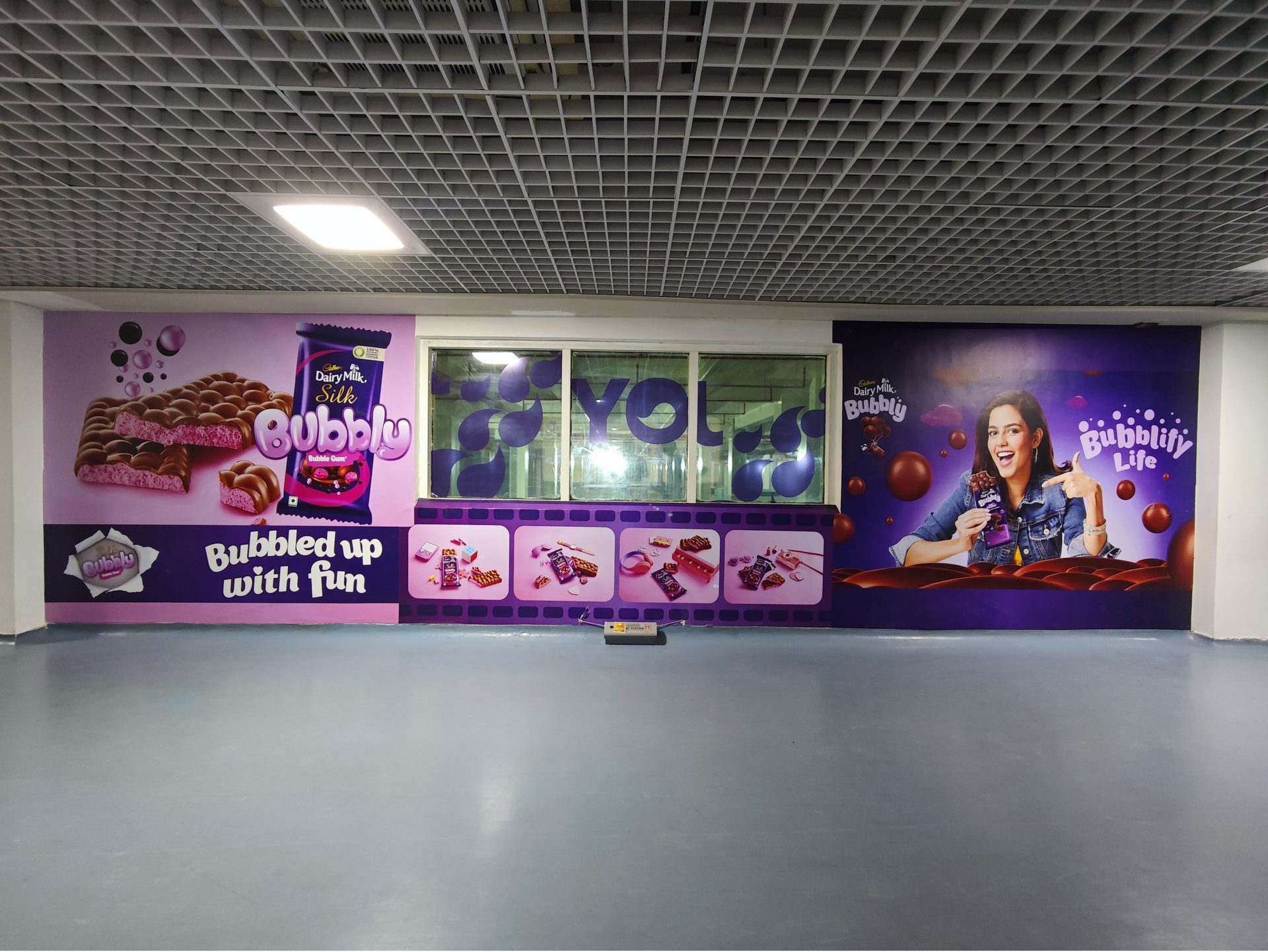Office wall branding